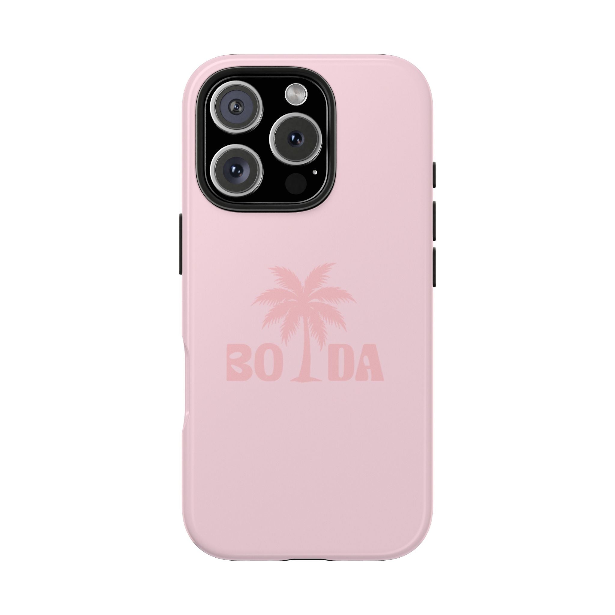 Pink 'Bolida' Palm Tough Phone Case — Slim Protective iPhone Cover