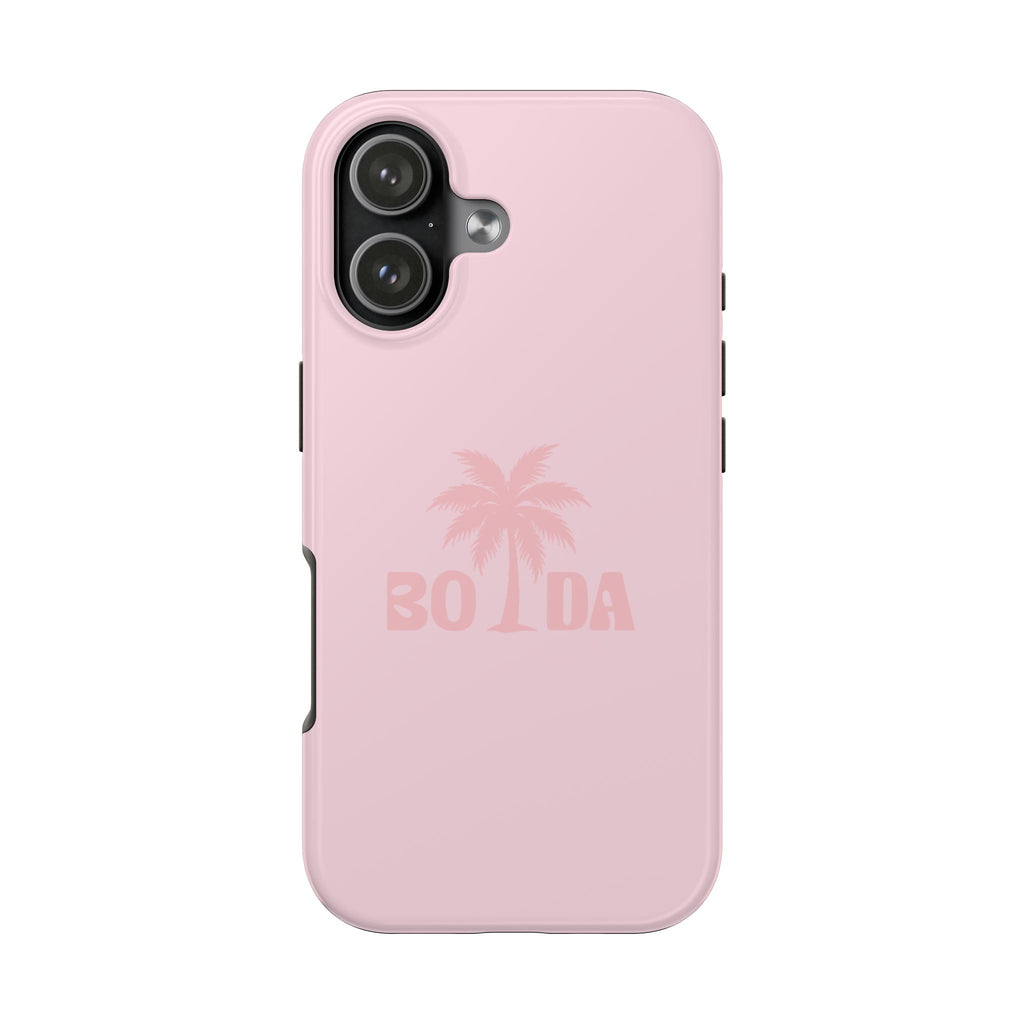 Pink 'Bolida' Palm Tough Phone Case — Slim Protective iPhone Cover