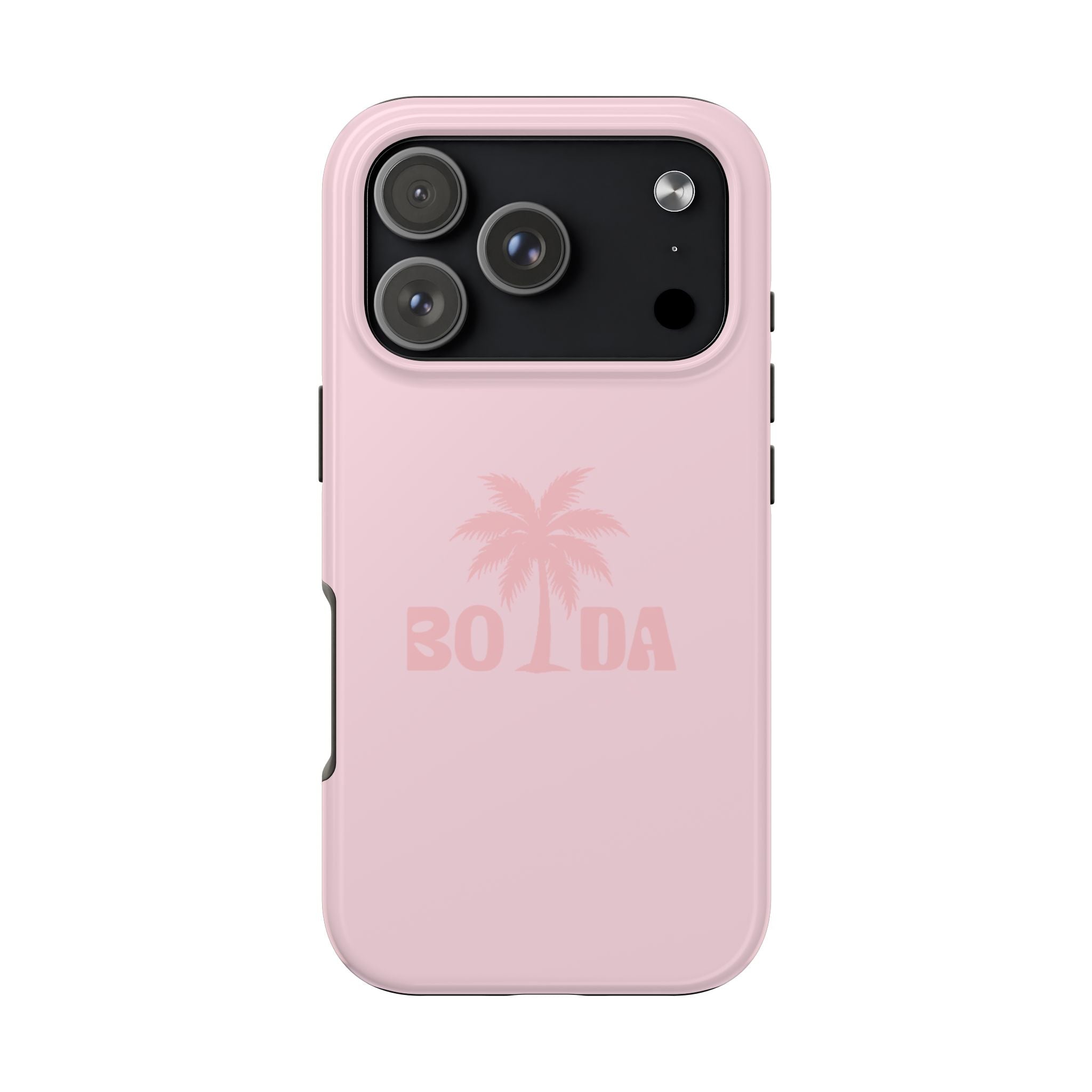 Pink 'Bolida' Palm Tough Phone Case — Slim Protective iPhone Cover