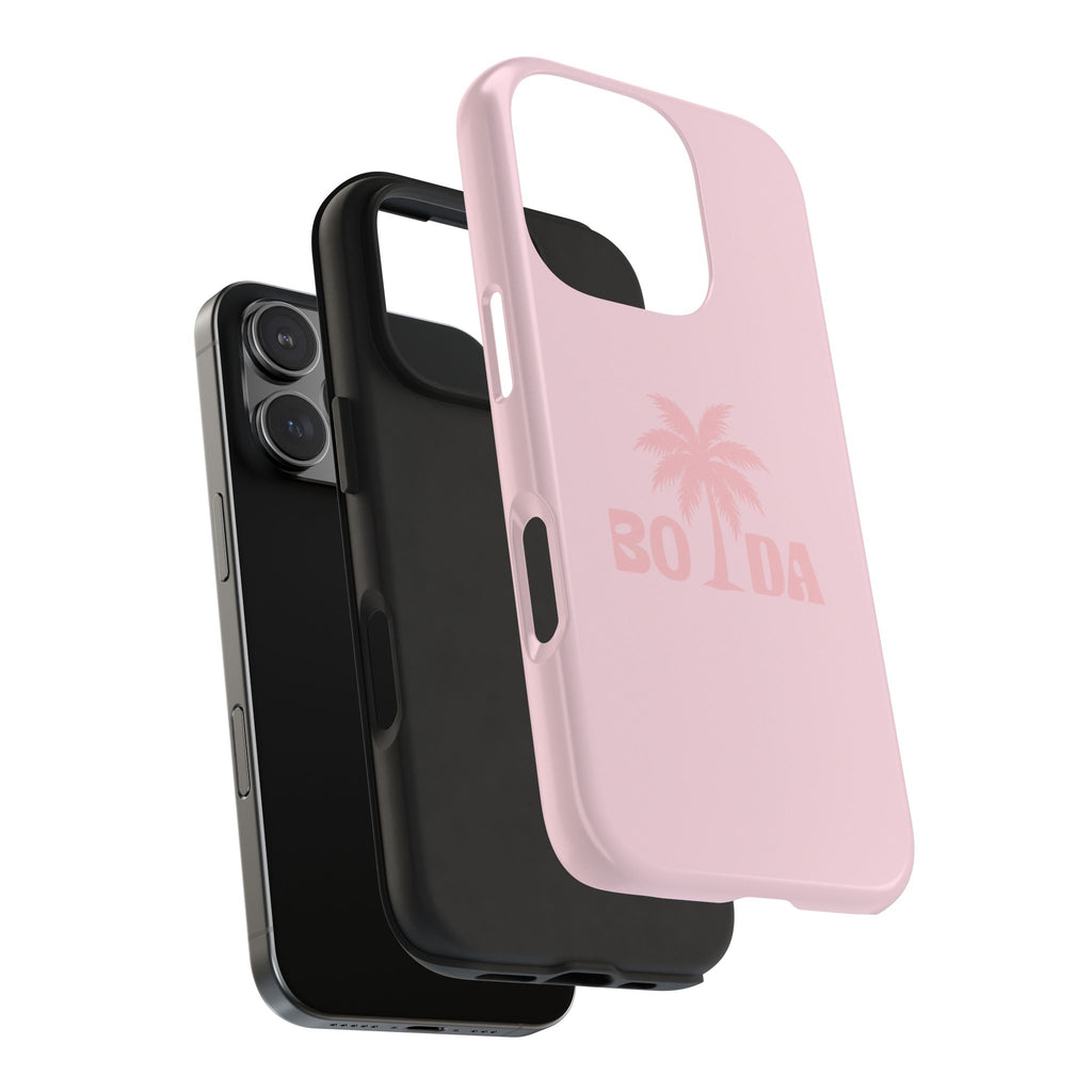 Pink 'Bolida' Palm Tough Phone Case — Slim Protective iPhone Cover