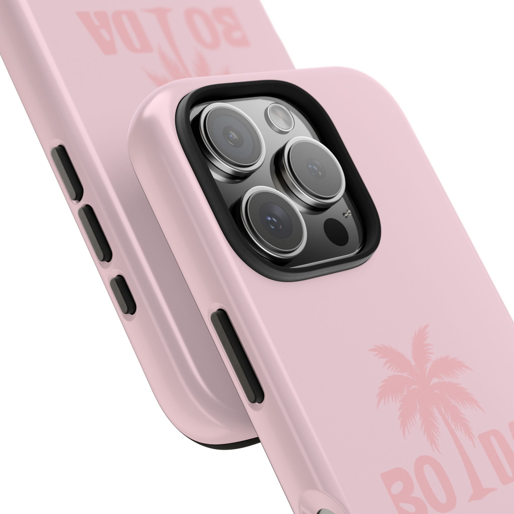 Pink 'Bolida' Palm Tough Phone Case — Slim Protective iPhone Cover